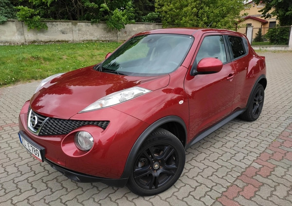 Nissan Juke cena 38800 przebieg: 62600, rok produkcji 2012 z Szczucin małe 67